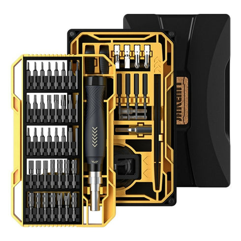 Multifunction Precision Screwdriver Set Portable Repair Tool Kit for Watches, Cameras - Yellow